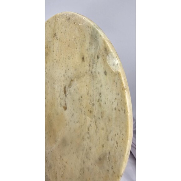 Vintage Chinese Hand Carved Soapstone Birds & Floral Motif Sculpture 8.5" Flaws - Picture 7 of 15